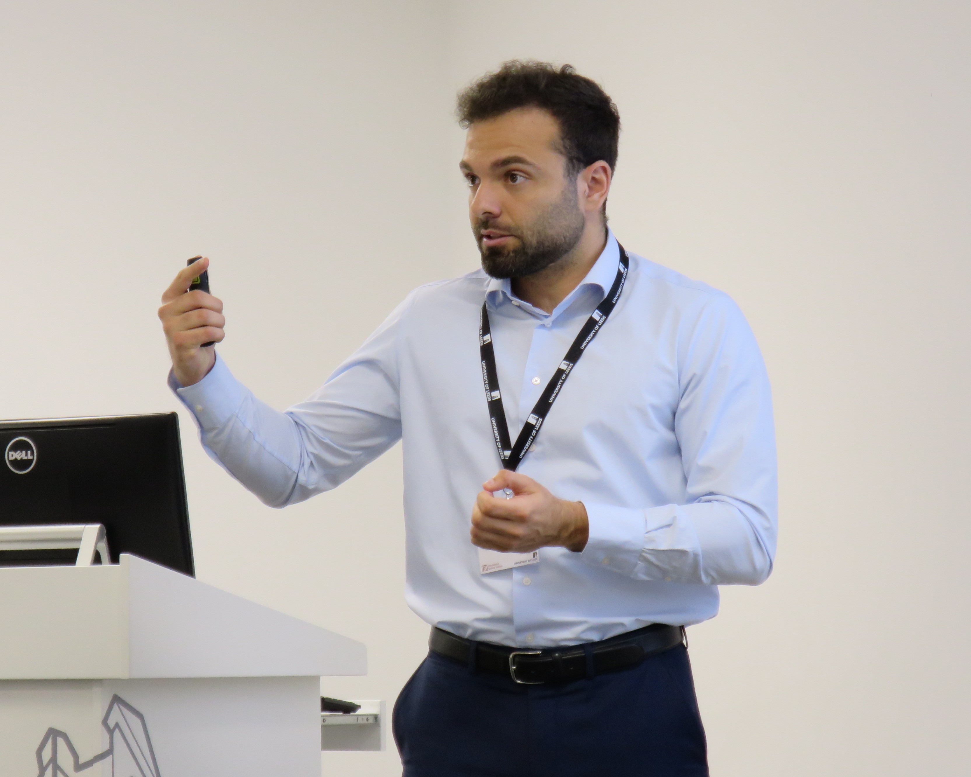 Alejandro Casado presenting at the IBI Workshop.