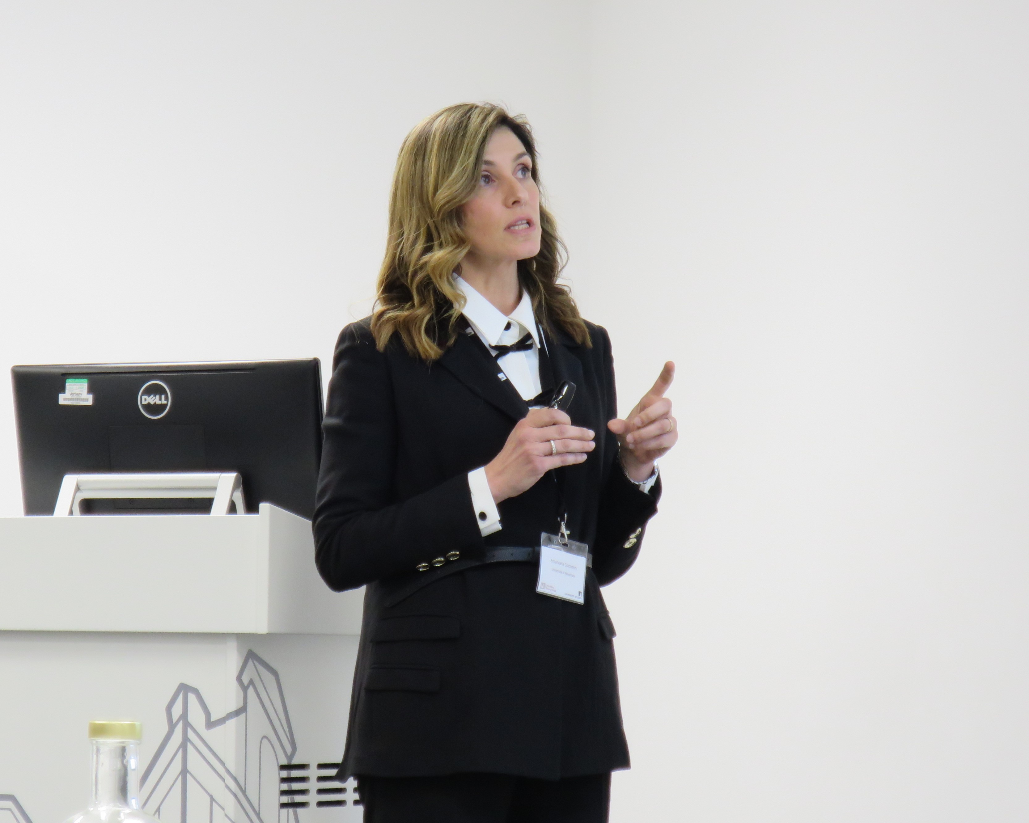 Professor Emanuela Giacomini presenting at the IBI Workshop.