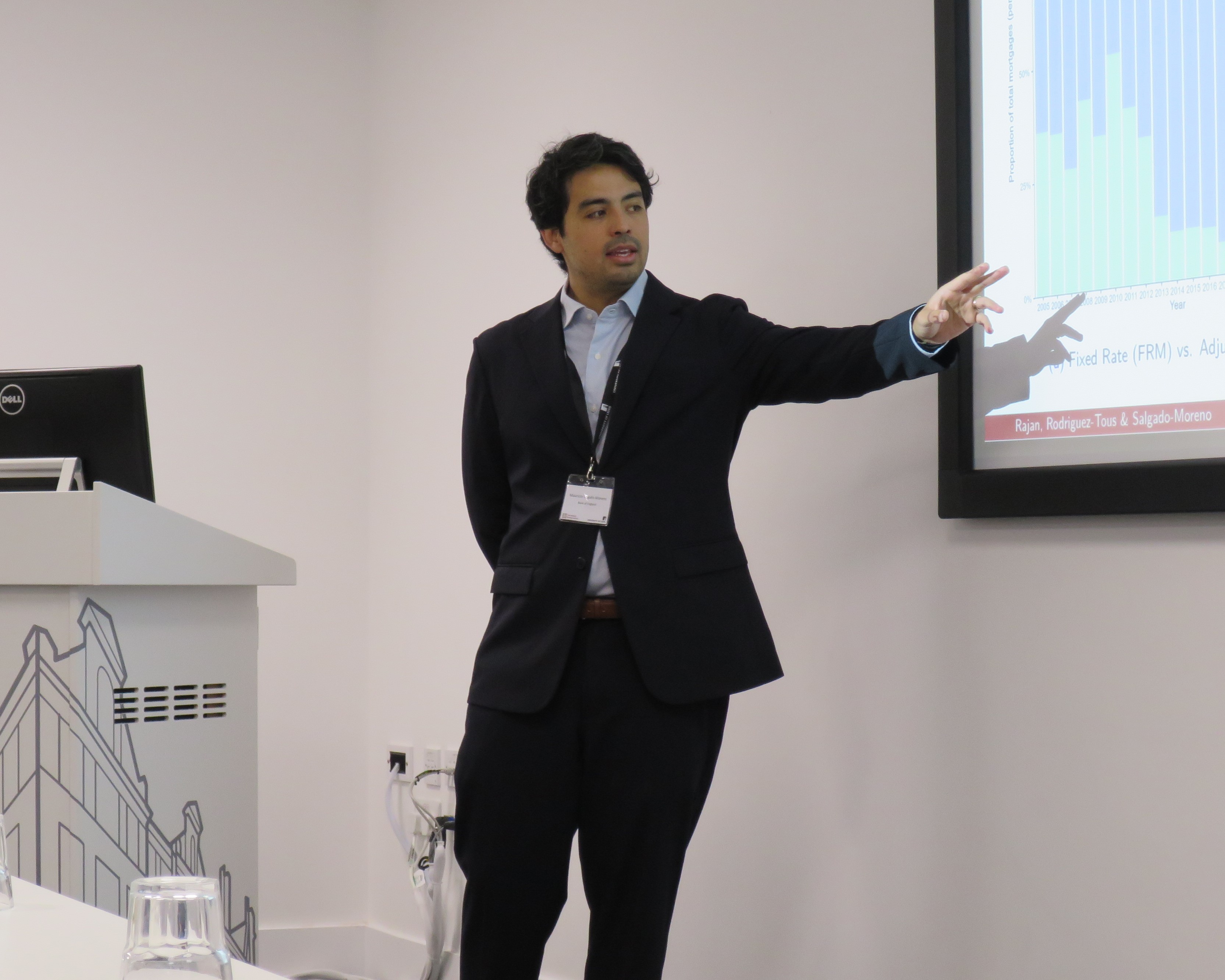 Mauricio Salgado-Moreno presenting at the IBI Workshop.